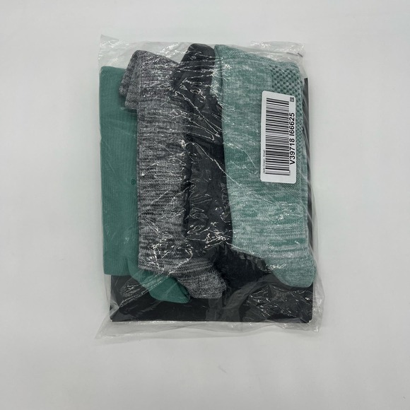 TOMMIE COPPER Compression Over-the-Calf Socks Gray-Jade Green 4 -Pack Size Small - Picture 2 of 5